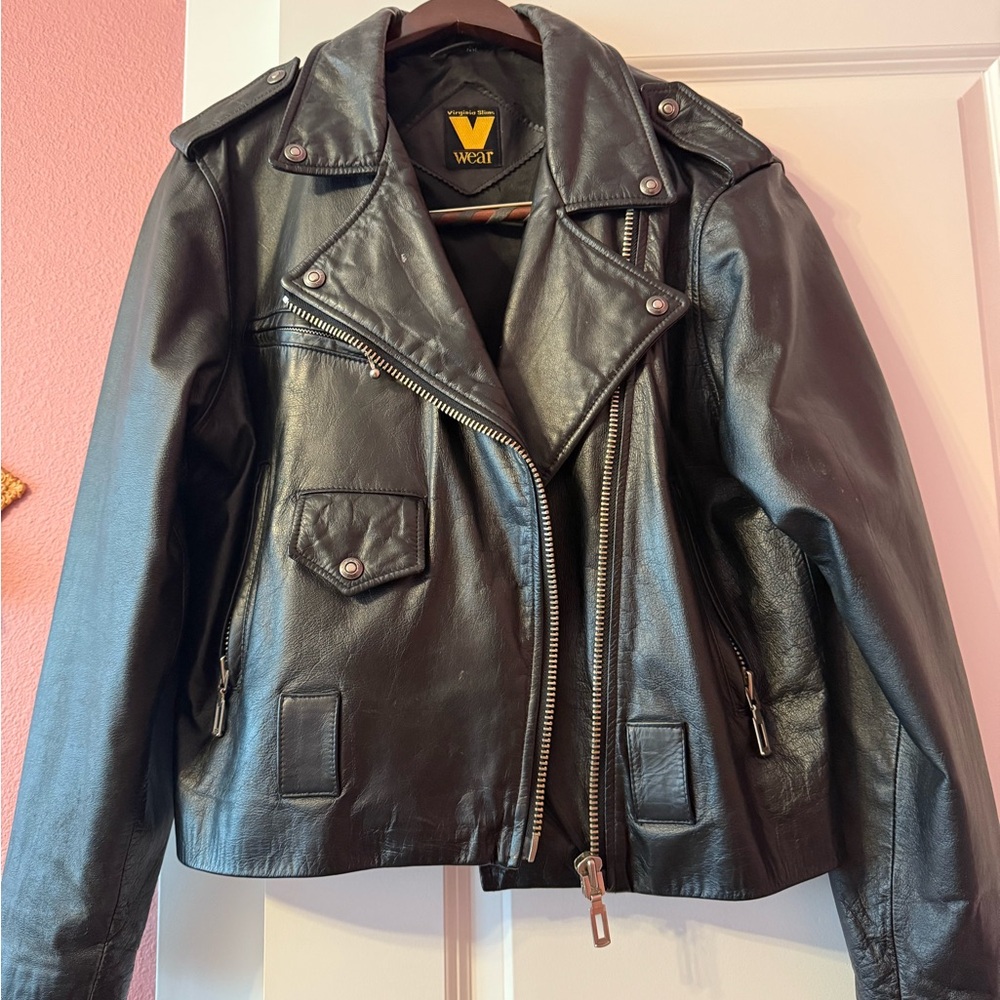Women's Black Leather Jacket